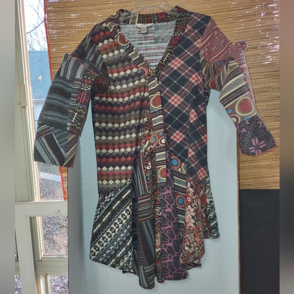 Sacred Threads Long Patchwork Tunic - Picture 2 of 8